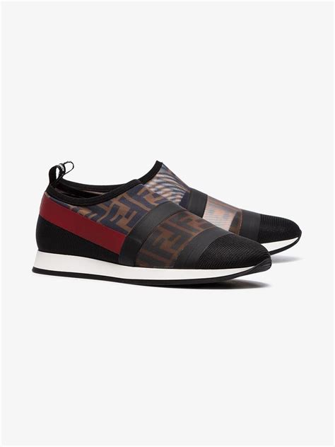 fendi colibri mesh sneakers